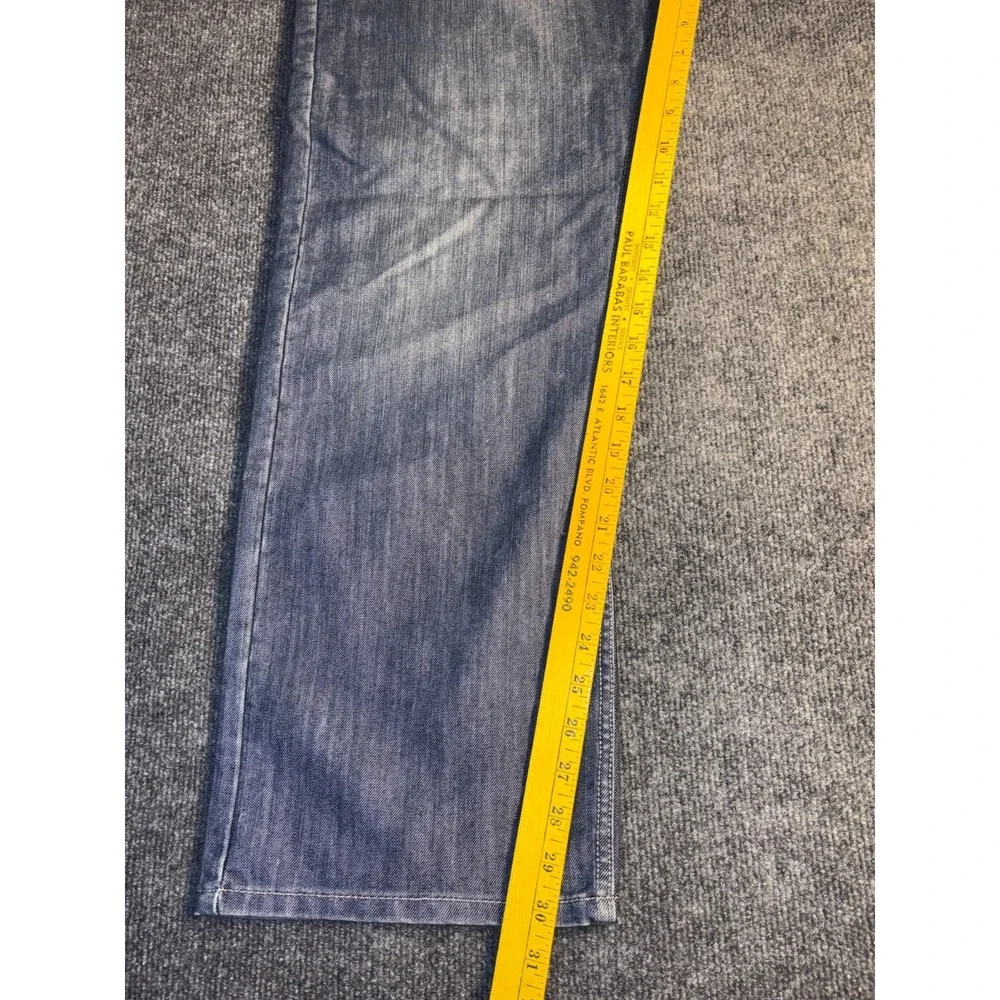 Levi's 514 Jeans Mens 40x30 Blue Denim 5-Pockets Design Red Tab Straight Leg